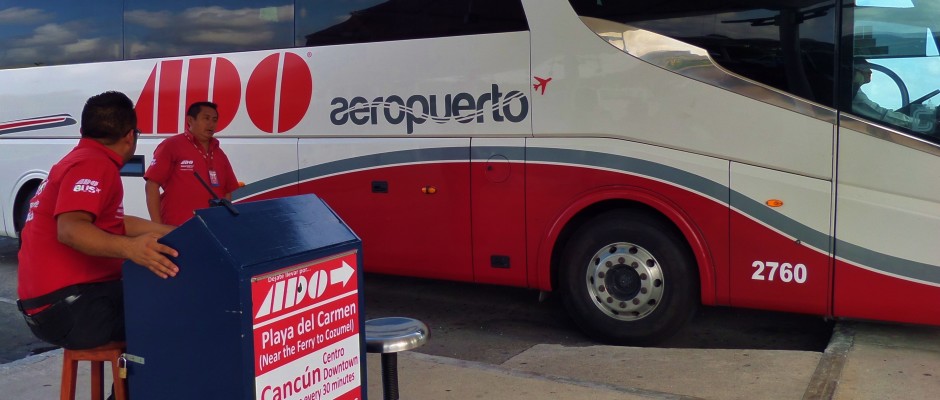 Ado Bus from Cancun Airport to Playa del Carmen
